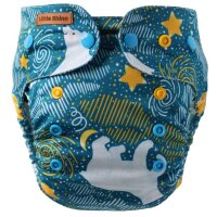 Bambus Pocketwindel Onesize fitted Polar Bear