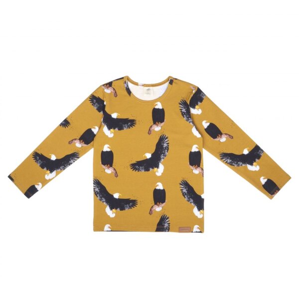 Shirt lang Adler ocker