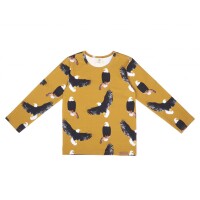 Shirt lang Adler ocker
