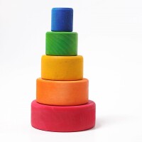 Sch&auml;lchensatz bunt, au&szlig;en rot