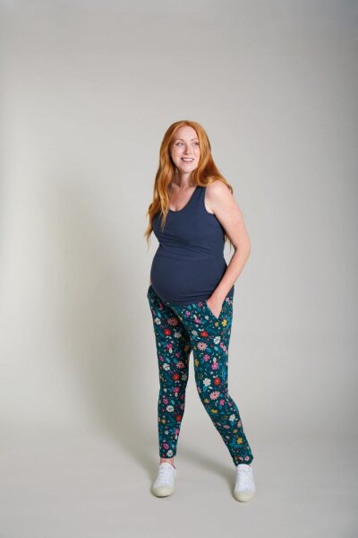 Parsnip Hareem Maternity Hose Scandi Floral