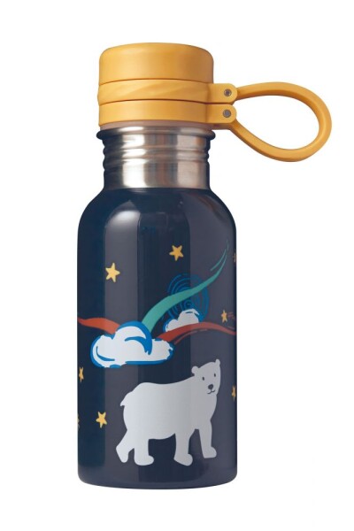 Trinkflasche Eisbär indigo