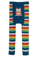 Strickleggings Feuerwehr Streifen bunt