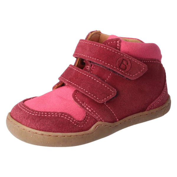 Raccoon Klettschuhe Bioleder/Textil beere