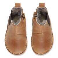 Oda Chelsea Boots Lammfell tan