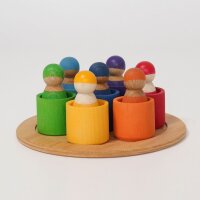Regenbogenbande 7 Freunde im Sch&auml;lchen