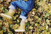 Sailor Gummistiefel Short warm gef&uuml;ttert curry