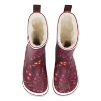 Gummistiefel Classic gef&uuml;ttert winter flower