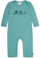Overall Feinripp Wald-Tiere oregano