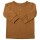 Shirt Knopfleiste Wolle kupfer