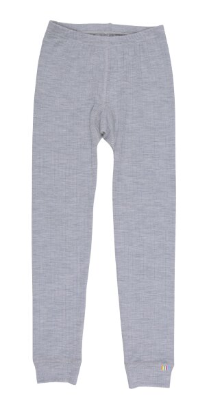 Basic Leggings Wolle hellgrau