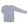 Basic Shirt Langarm Wolle hellgrau