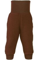 Baby-Hose Wollfleece zimt melange
