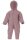Overall Wollfleece mit Kapuze rosenholz melange