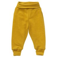 Hose Wolle/seide senfgelb