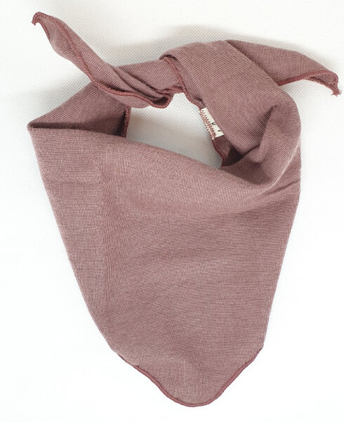 Dreieckstuch Wolle/Seide mauve