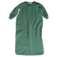 Schlafsack m. Arm Wollfleece salbei