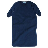 Schlafsack m. Arm Wollfleece marine