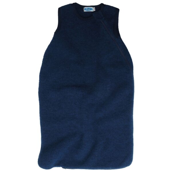 Schlafsack o. Arm Wollfleece marine