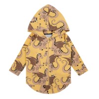 Kapuzenjacke Drachen gelb