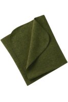 Baby-Decke mit Muschelkante schilf-melange 80 x 100