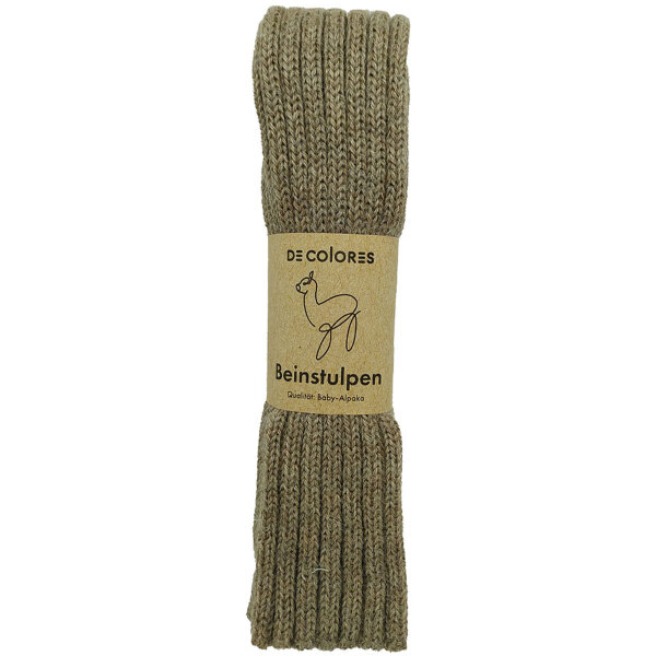 Beinstulpen Alpaka beige