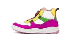Harry Sneaker Twist white fuxia