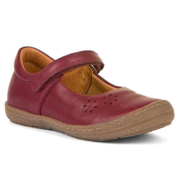 Mari Ballerina Blumen bordeaux
