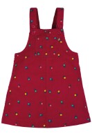 Latzkleid Cord preiselbeere