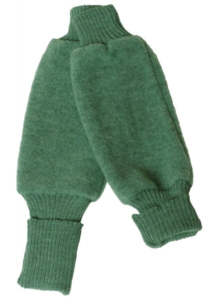 Wollfleece-Beinstulpen salbei