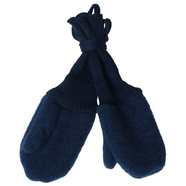 Handschuhe Wollfleece marine