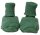 Puschen Wollfleece salbei