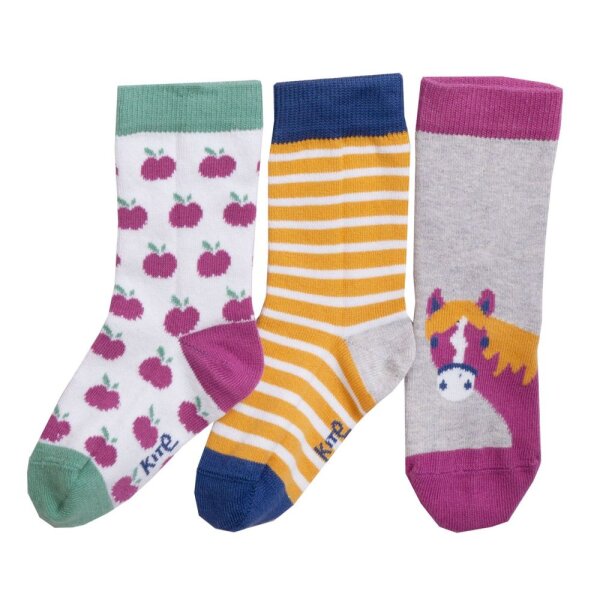 Socken 3er Pack Pony