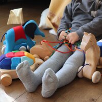 Nachziehtier Elefant Otto blau