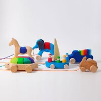 Nachziehtier Elefant Otto blau