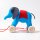 Nachziehtier Elefant Otto blau