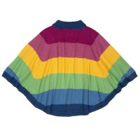 Strick-Poncho Rainbow
