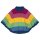 Strick-Poncho Rainbow