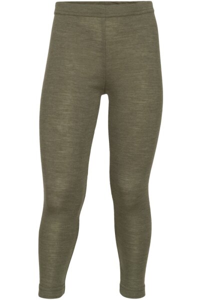Leggings Wolle/Seide olive