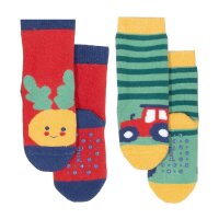 Stoppersocken 2er Pack Traktor