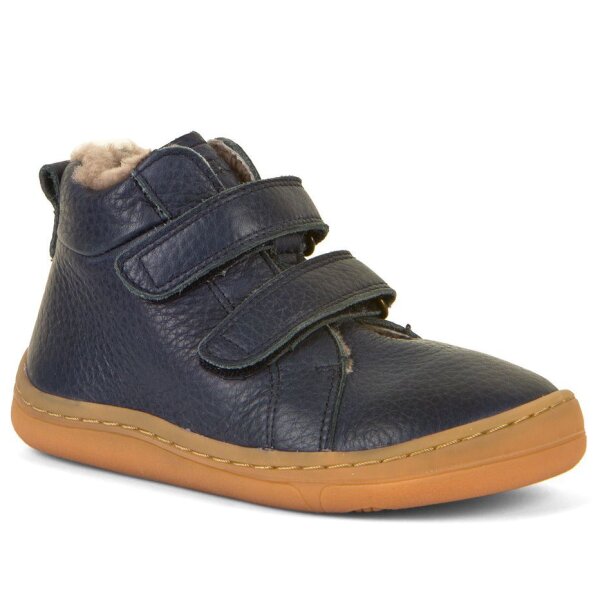 Barefoot Klett Lammfell dark blue