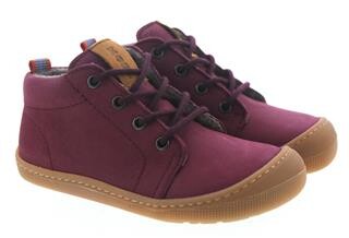 Deli Schnürschuhe Wollfilz bordeaux