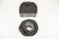 Wilma M&uuml;tze Wolle zweifarbig