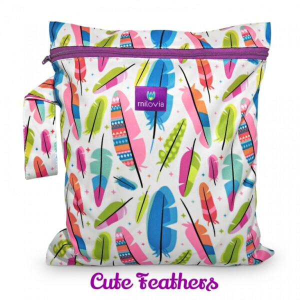 Milovia Wetbag Cute Feathers