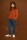 Joe Pullover Vogel Velour rust