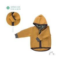 Milo Jacke Wollwalk honey