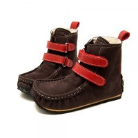 Winterstiefel Yeti Wool Brown Red