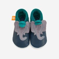 Leder-Hausschuhe Elefant Jonathan