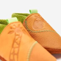 Leder-Hausschuhe Giraffe Gisela