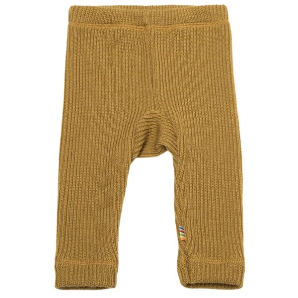 Strick-Leggings Wolle curry